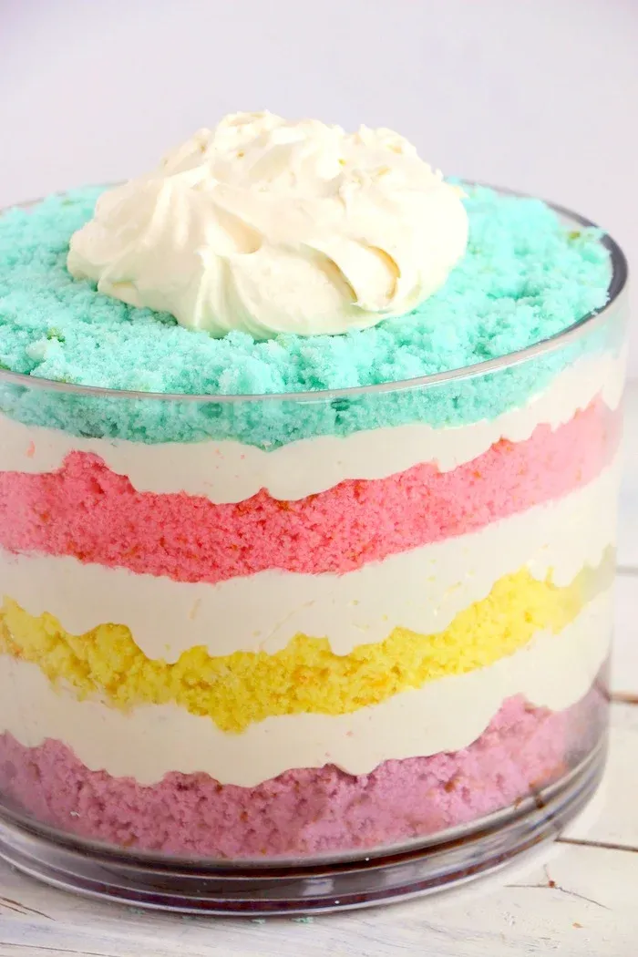 Colorful Easter Trifle Dessert