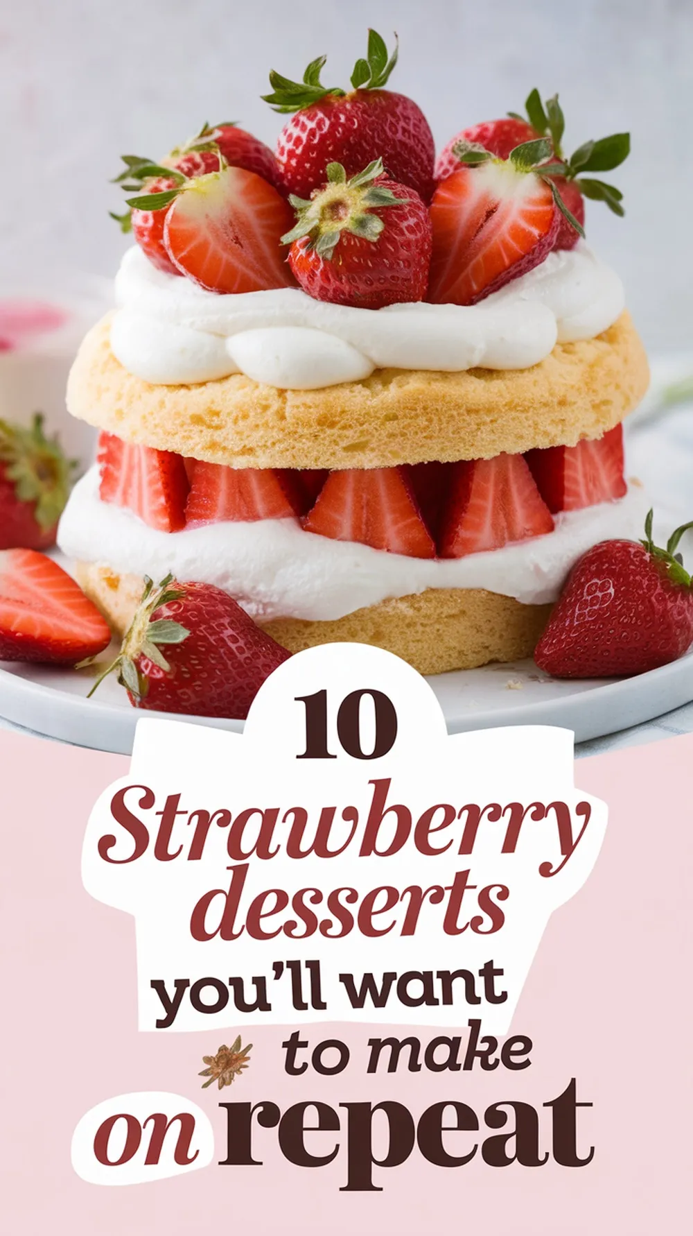 🍓✨ 10 Delectable Strawberry Dessert Recipes You Must Try Sweet, juicy, and bursting with flavor—these strawberry desserts are perfect for any occasion! From creamy cheesecakes to fluffy shortcakes, these treats will have you coming back for more. 🍰💕 #StrawberryDesserts #SweetTreats #BakingInspo #DessertRecipes #BerryDelicious