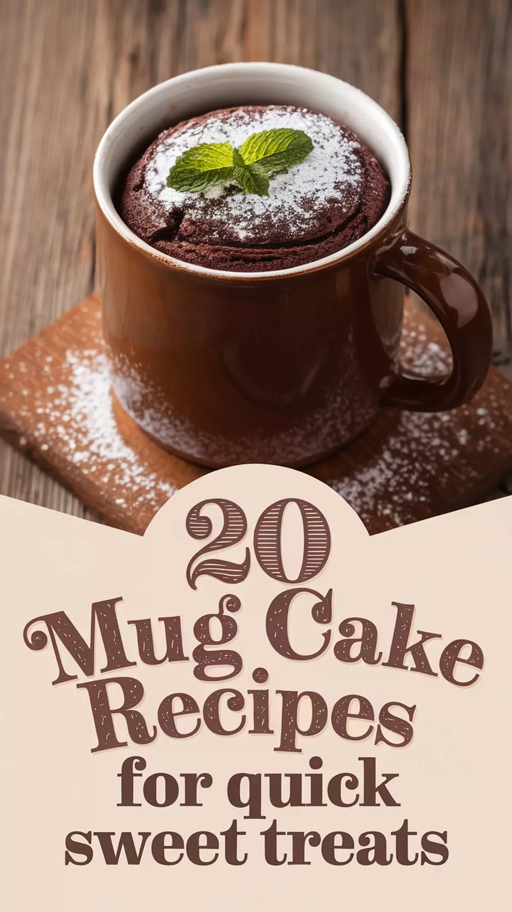 ☕ 20 Mug Cake Recipes for Quick Sweet Treats	Craving dessert in minutes? These microwave mug cake recipes are quick, easy, and totally satisfying for a solo indulgence or shared delight.