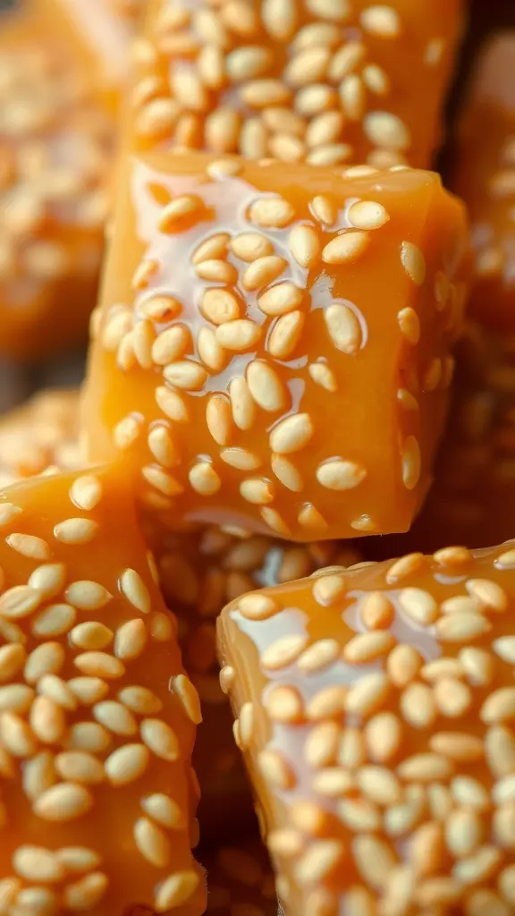 This simple candy is a delightful treat that packs a sweet crunch. Made with just three ingredients, it’s perfect for satisfying those sweet cravings. Check out this tasty recipe for 3-Ingredient Sesame Seed Crunch Candy and enjoy a bit of Turkish goodness!