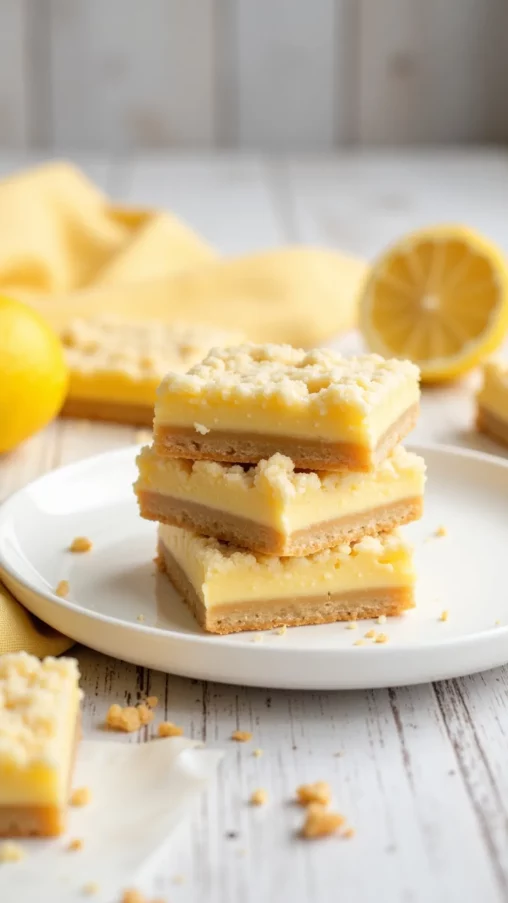 These lemon crumb bars are the perfect mix of sweet, tart, and butteryâand theyâre made entirely with budget-friendly pantry staples! A cozy, easy treat for busy moms who want dessert without the splurge.