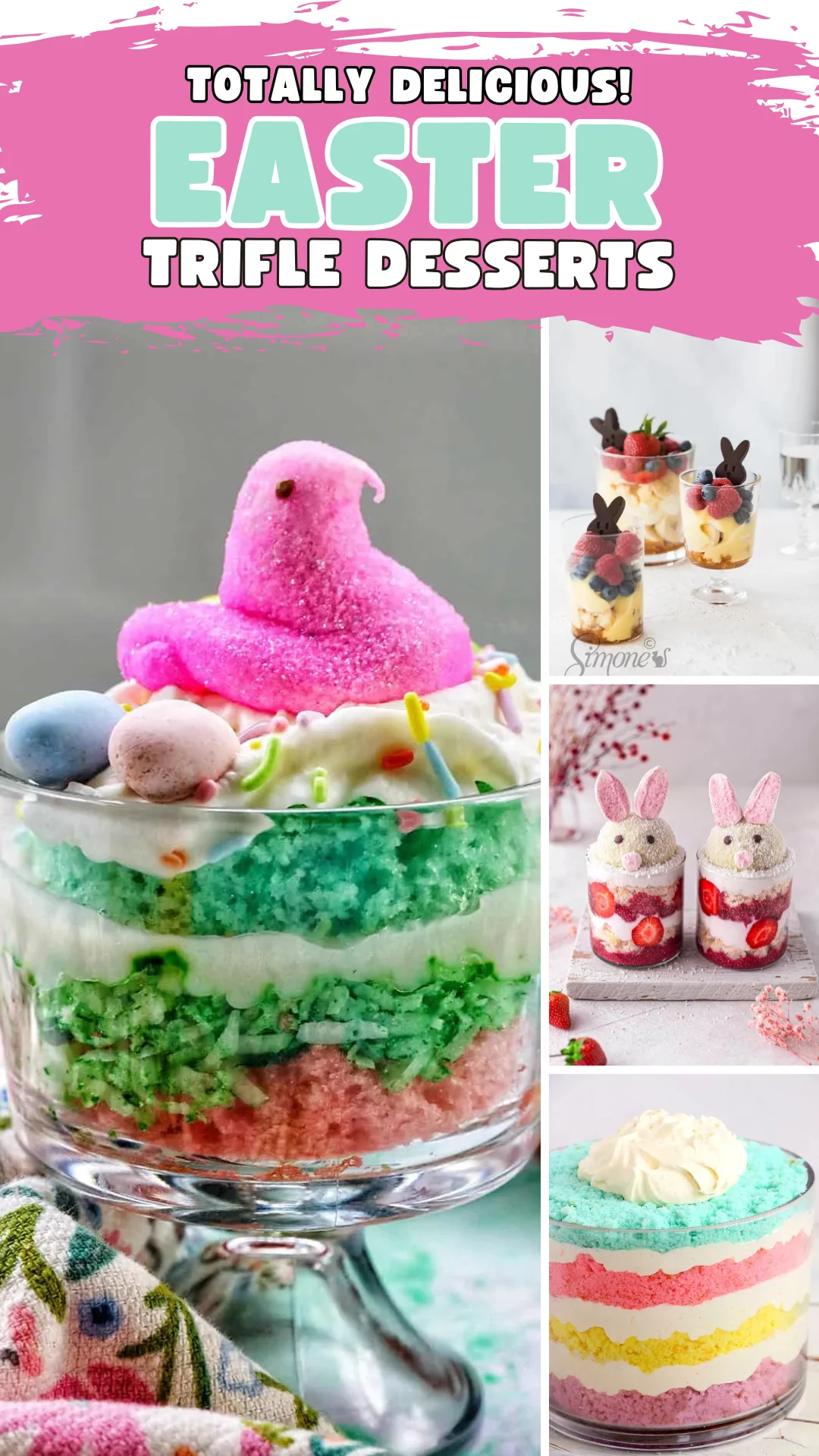 If there’s one thing Easter needs (besides chocolate eggs and adorable bunny-shaped treats), it’s a showstopping dessert! These Easter trifles are loaded with layers of cake, cream, and candy for a sweet treat that looks as good as it tastes. Whether you’re all about the classic Cadbury Creme Egg trifle, love a colorful pastel dessert, or need a vegan-friendly option, there’s something here for every Easter table. Get ready to dig into pure dessert bliss!