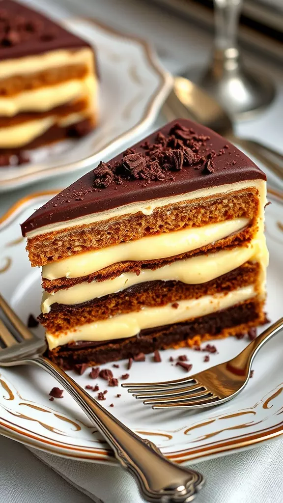 This no-bake chocolate eclair cake is a creamy, dreamy dessert made with layers of graham crackers, vanilla pudding, and chocolate ganache. It's sweet, rich, and has a wonderful contrast of textures that will leave everyone asking for seconds.