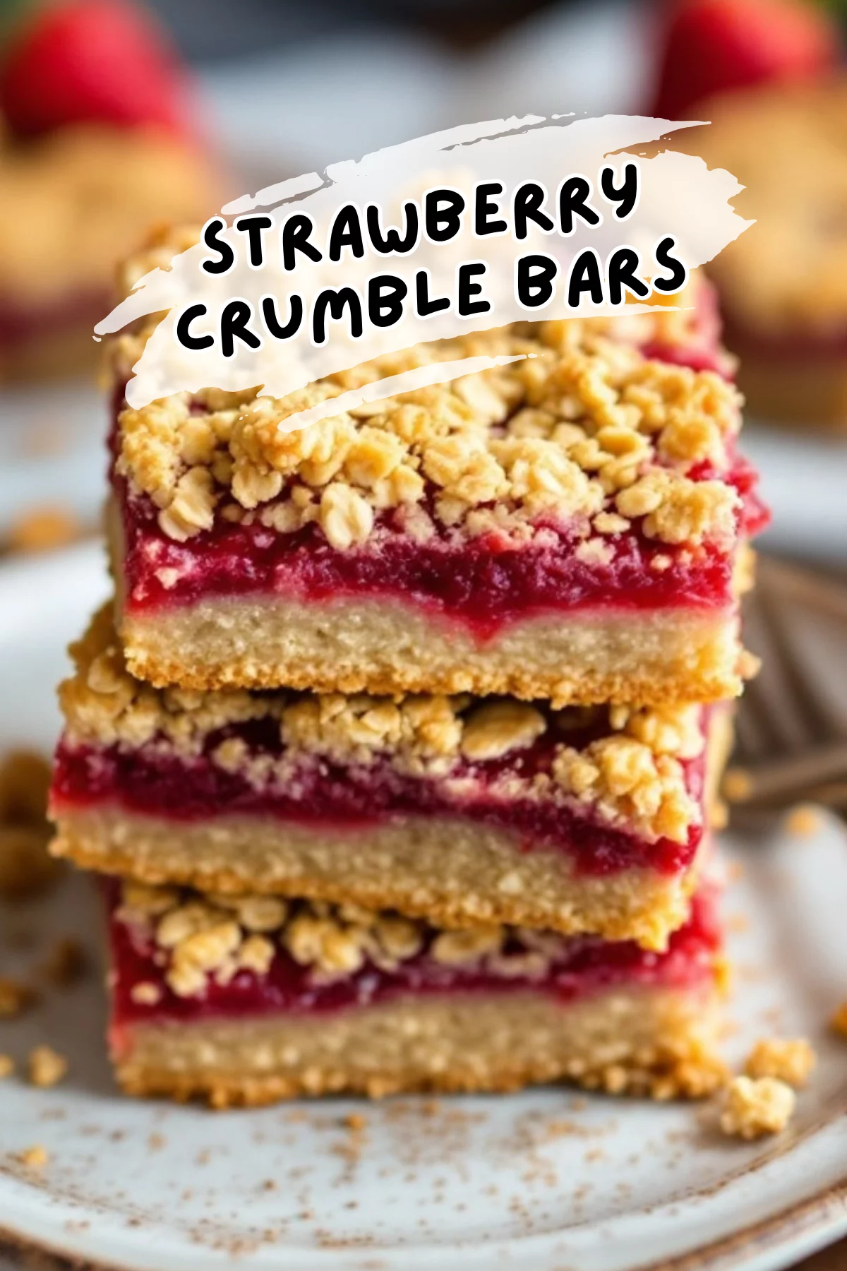 Strawberry crumble bars are a delightful treat that everyone loves. The sweet strawberry filling is perfectly balanced by a crumbly oat topping, making it a great snack or dessert. They're simple to make and are sure to impress at any gathering! Try this recipe