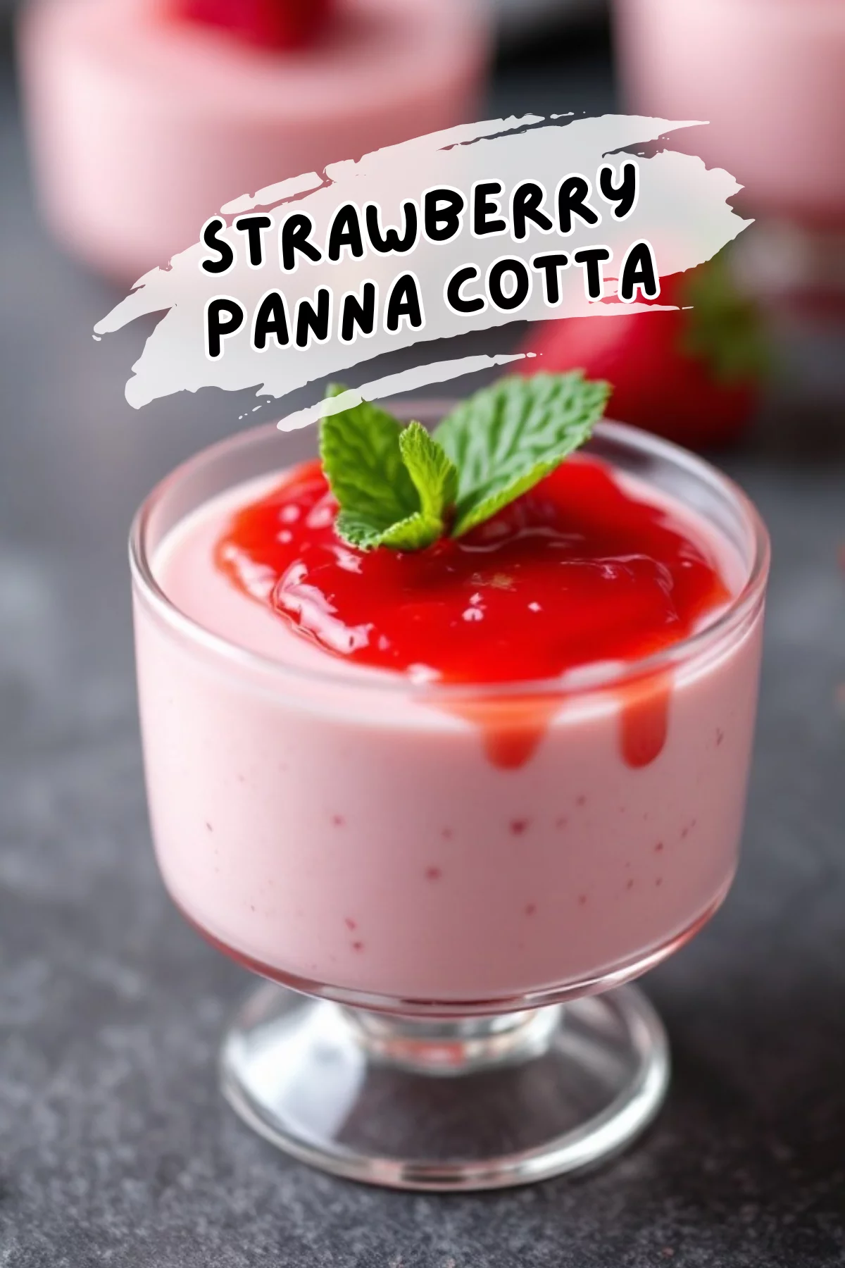 Strawberry panna cotta is a creamy delight that's perfect for any occasion. It’s smooth, sweet, and pairs wonderfully with fresh strawberries on top. You’ll love how easy it is to make this stunning dessert at home! This one tastes so good!