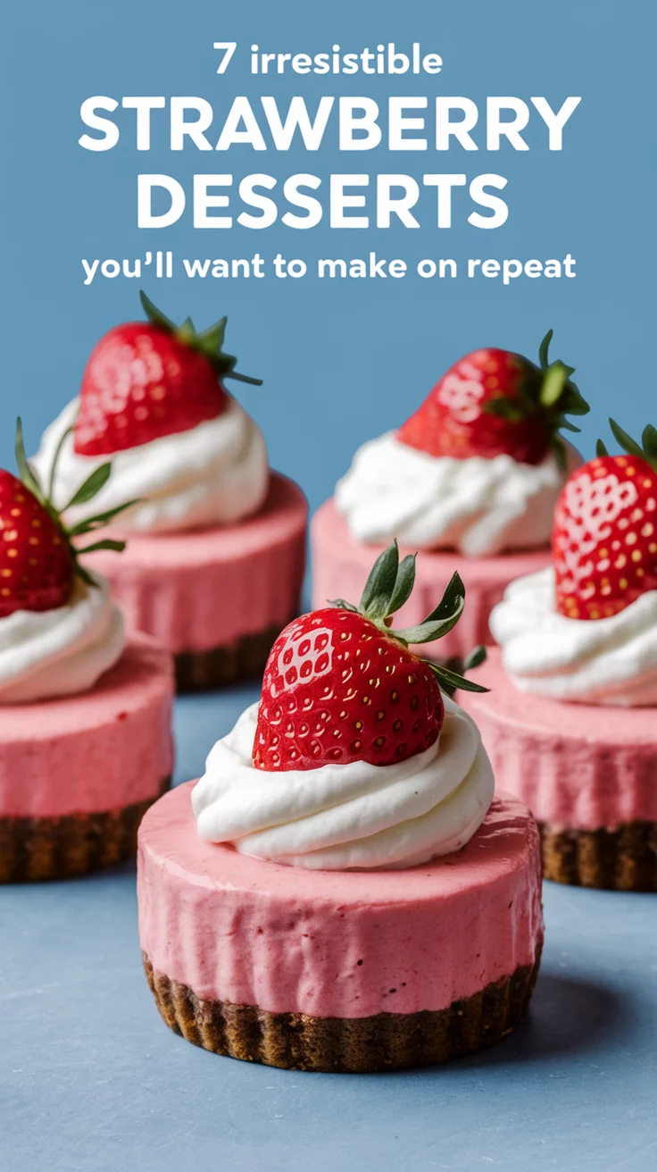 Sweet, juicy, and bursting with flavor—these strawberry desserts are perfect for any occasion! From creamy cheesecakes to fluffy shortcakes, you’ll never get tired of these delicious treats. 🍰💕 #StrawberryDesserts #SweetTreats #BakingInspo #DessertRecipes #BerryDelicious

