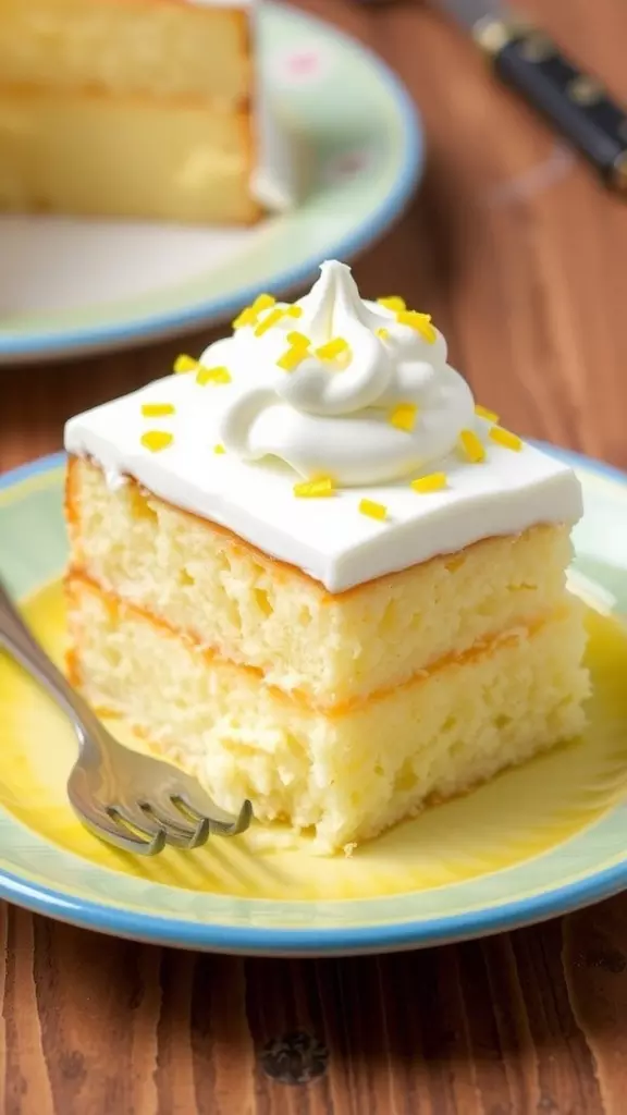 This Lemon Tres Leches Cake is a moist, flavorful dessert that combines three kinds of milk with a refreshing lemon zest. It’s light, sweet, and a little tangy, making it a perfect treat for any occasion.