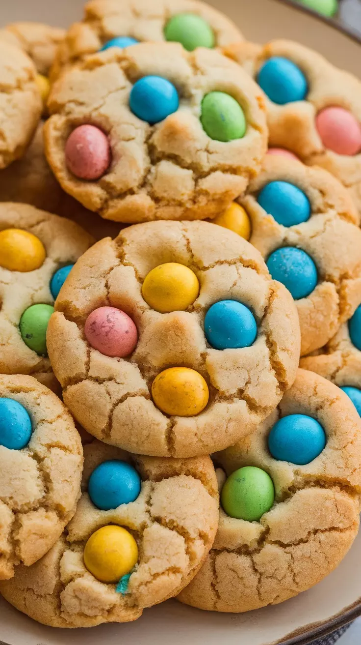 Cadbury Egg Cookies are a fun treat for Easter! These cookies are soft and chewy, filled with colorful chocolate candies that look like mini eggs. For a delightful recipe, check out this Cadbury Egg Cookies recipe and bring some sweetness to your celebration!