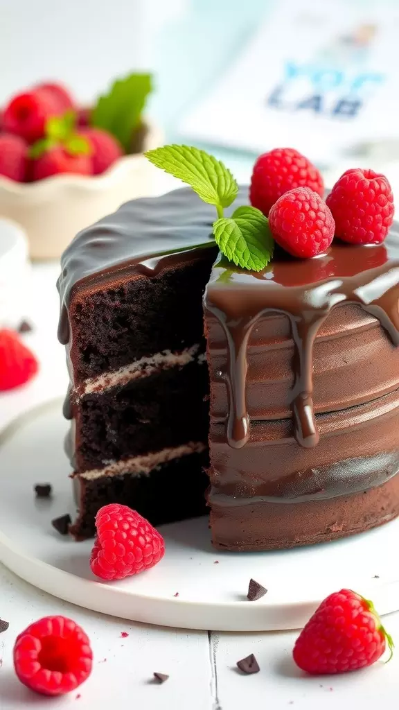 Chocolate fudge cake is a classic choice for a romantic dessert. Its rich, moist layers topped with glossy chocolate ganache are sure to impress your Valentine. Try making your own with this delicious recipe and add a personal touch to your celebration!