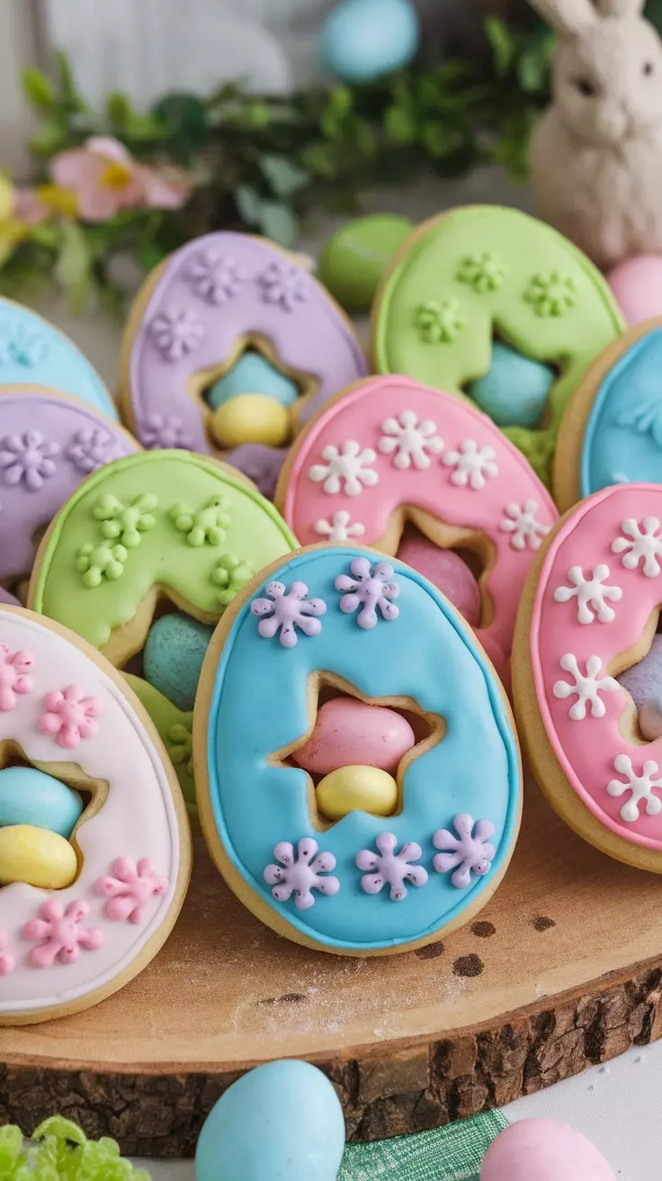 Filled Easter egg cookies are a fun treat that everyone loves! These colorful cookies are not only adorable but are packed with tasty surprises inside. You can find a delightful recipe for these cookies here to make your holiday extra special.