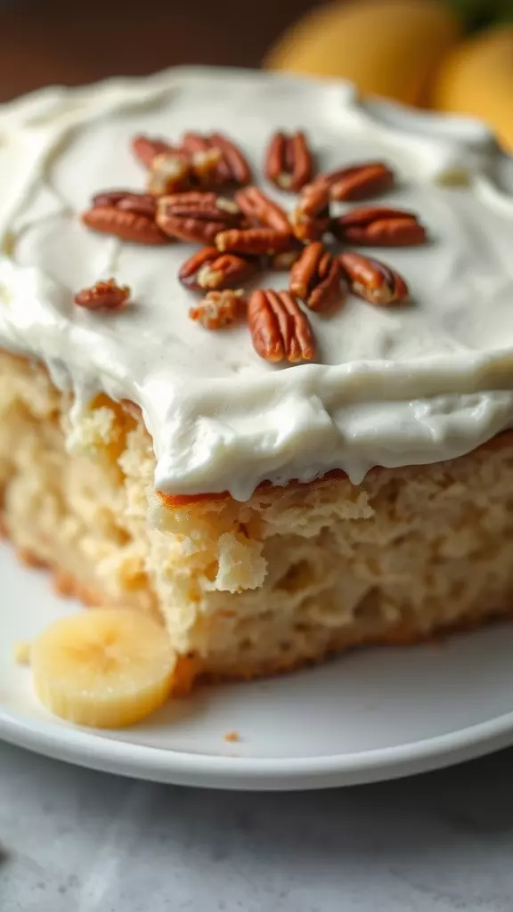 If you’re looking for a cake that’s sweet and tropical, try Hummingbird Cake. This lovely dessert features bananas and pineapples mixed into a moist cake, topped with creamy frosting and pecans. You can find the full recipe here, and it’s sure to be a hit at any gathering!