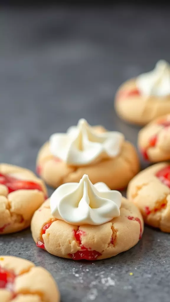 These Lemon Strawberry Cool Whip Cookies are a tasty treat that everyone will love. With their soft texture and creamy topping, they’re perfect for any gathering. You can find the full recipe here!