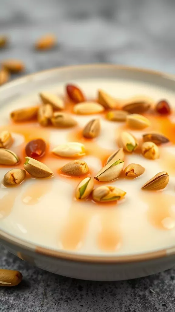 Muhallebi is a creamy Turkish milk pudding that's loved by many. It's simple to make and can be topped with nuts or fruit for added texture and flavor. You can learn how to create this delightful dessert by visiting this recipe for a tasty treat!