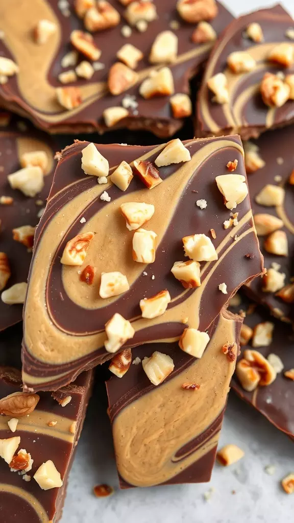 If you love the combo of chocolate and peanut butter, this peanut butter chocolate bark is a must-try! It’s super easy to make and only requires a few ingredients. Check out the full recipe here for a delicious treat that’ll satisfy your sweet tooth.