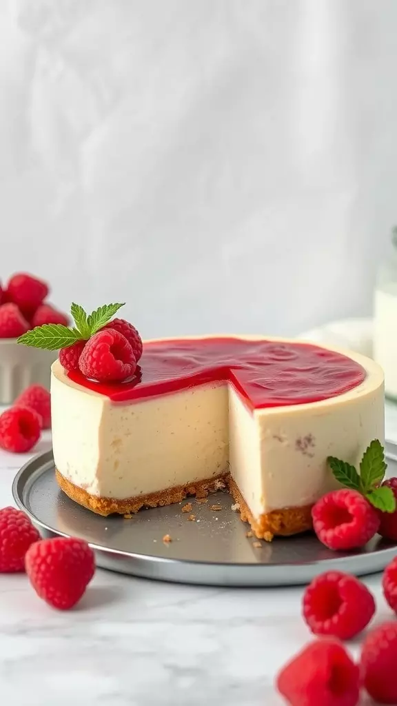 Raspberry cheesecake is a delightful treat that's super easy to whip up. This creamy dessert combines a smooth cheesecake filling with a tangy raspberry topping, creating a perfect balance of flavors. You can find the step-by-step recipe here for a sweet addition to any meal!