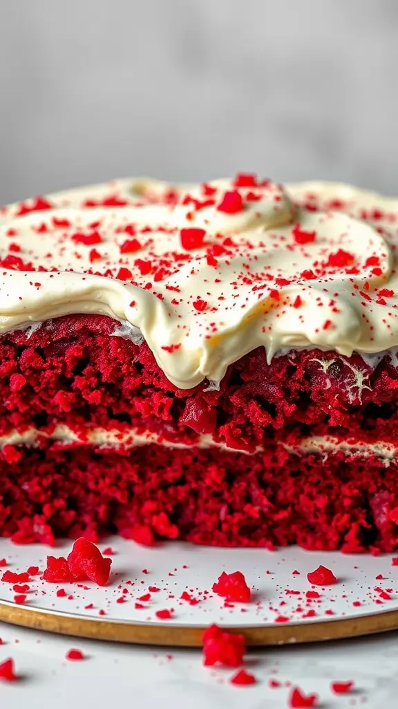 Red velvet cake is a classic choice for a romantic dessert. Its rich, velvety texture and vibrant color make it a feast for the eyes and the taste buds. Try making this delightful red velvet cake to surprise your Valentine!