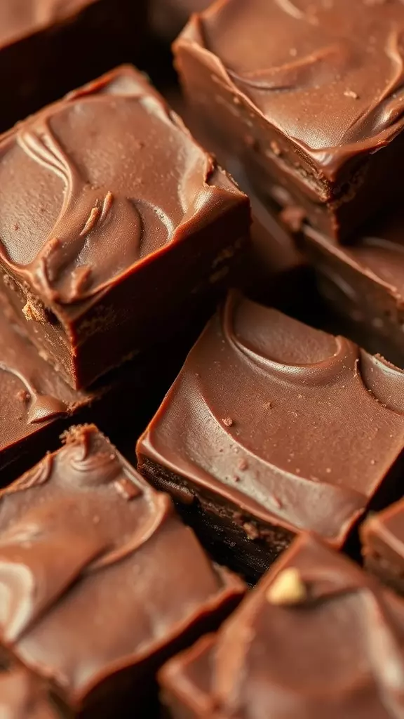 This chocolate fudge is the ultimate treat for any chocolate lover. With its smooth texture and rich flavor, it's a perfect addition to any dessert table. You can find the full recipe for this delightful fudge here!