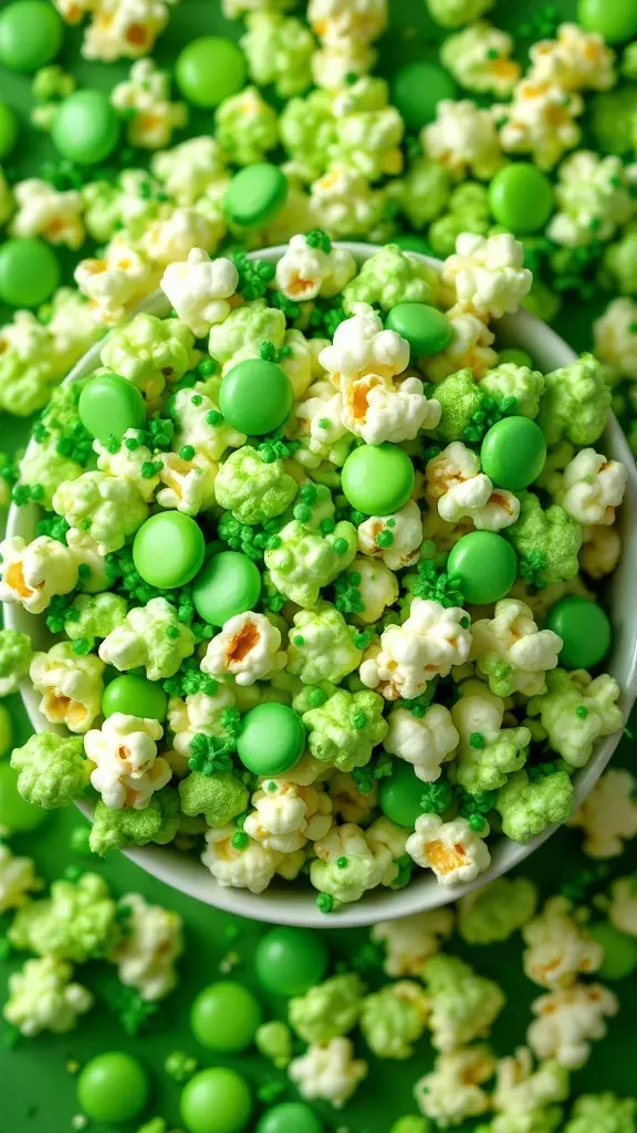 If you’re looking for an easy, fun, and festive treat that sells out fast at a bake sale, this St. Patrick’s Day Popcorn Mix is the answer! Sweet, salty, crunchy, and colorful, this snack checks all the boxes—plus, it’s ridiculously simple to make.