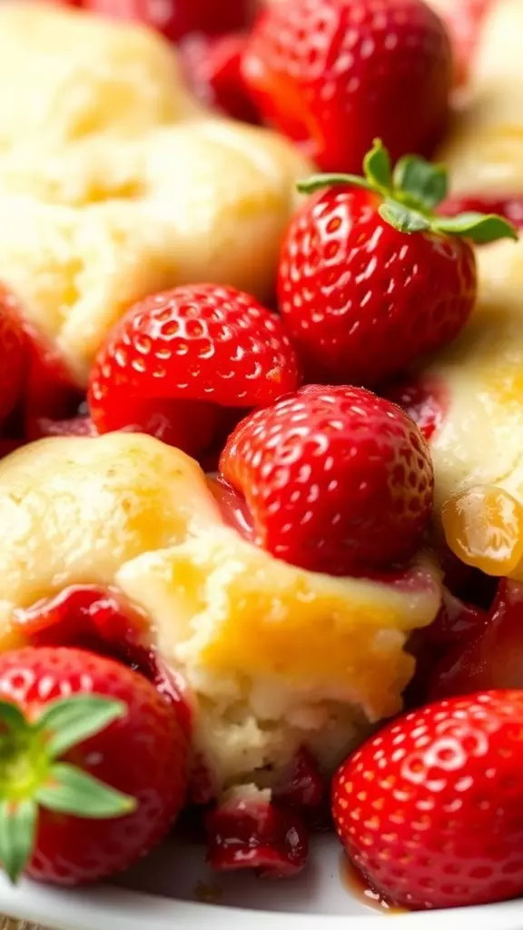 Strawberry Cobbler Cake is a delightful dessert that brings back fond memories of Grandma's kitchen. With juicy strawberries and a fluffy cake topping, each bite is like a warm hug. You can find the recipe and enjoy this classic treat by visiting here!