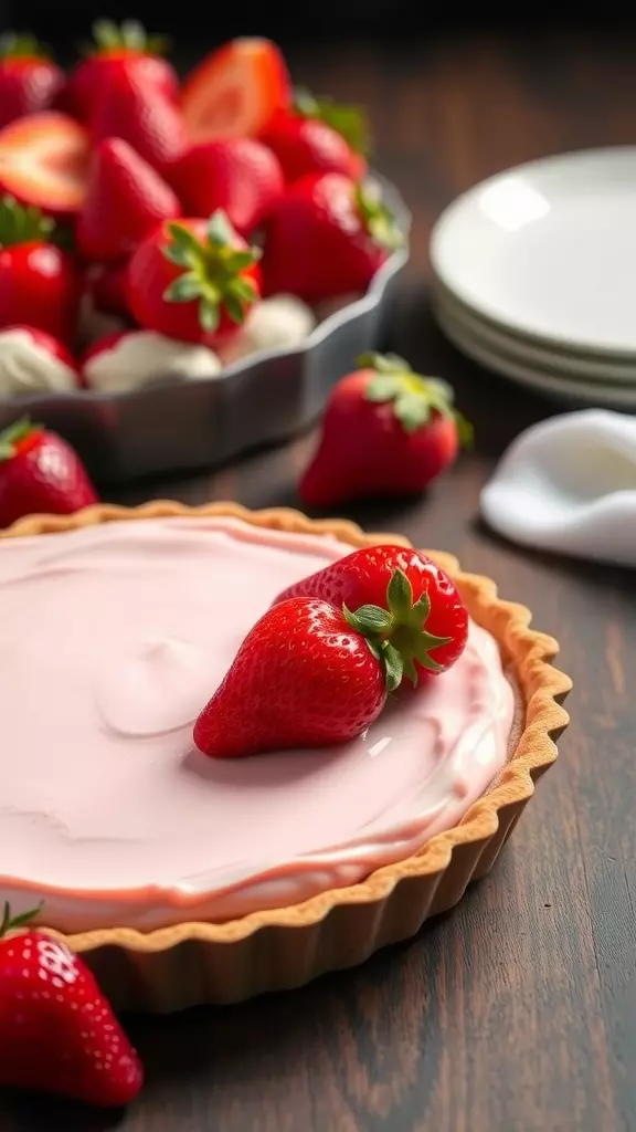 Strawberry Jello Pie is a treat that combines a creamy filling with a crunchy crust. It’s perfect for warm days when you want something light and refreshing. Check out the full recipe here and enjoy making this delicious dessert!