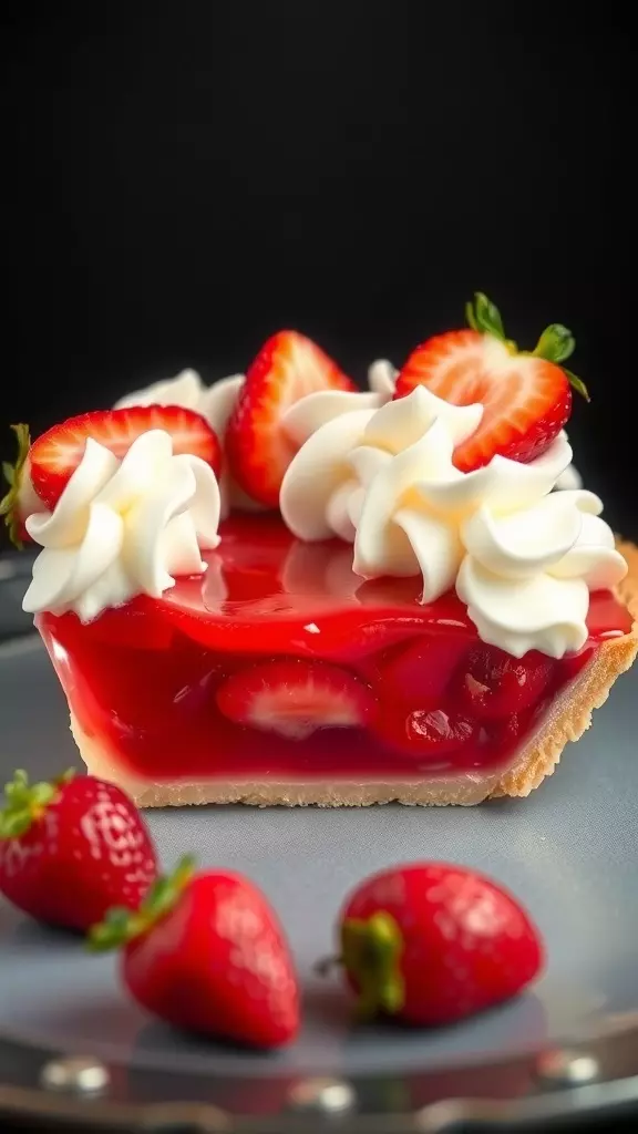 Strawberry pie with Jello is a fun and fruity treat that's perfect for any occasion. The sweet jello complements the fresh strawberries beautifully, creating a refreshing dessert. Check out this easy recipe for a delightful dessert that everyone will love: Strawberry Pie with Jello.