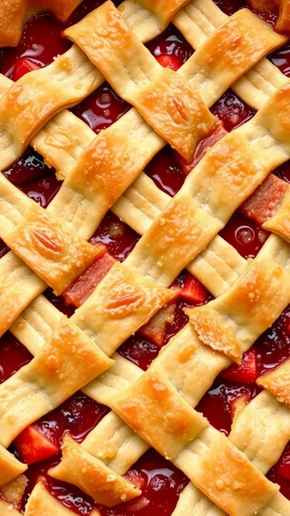 Strawberry rhubarb pie is a classic dessert that many remember fondly from family gatherings. The sweet and tart flavors blend perfectly in a flaky crust, making it a favorite for all ages. You can find a delightful recipe to recreate this nostalgic treat at home by checking out this link.