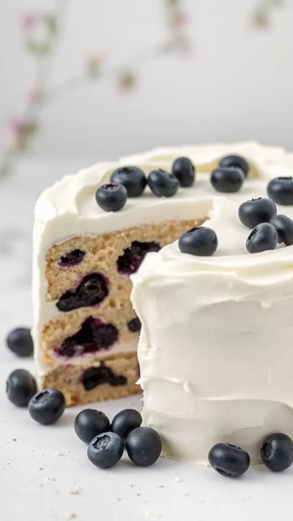 This Vanilla Blueberry Cake is a delightful treat for the weekend! It's light, fluffy, and packed with juicy blueberries that add a burst of flavor. You can find the complete recipe here to make this scrumptious cake at home.